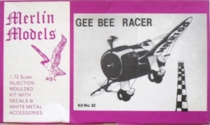 MERLIN 1/72 32 GEE BEE RACER